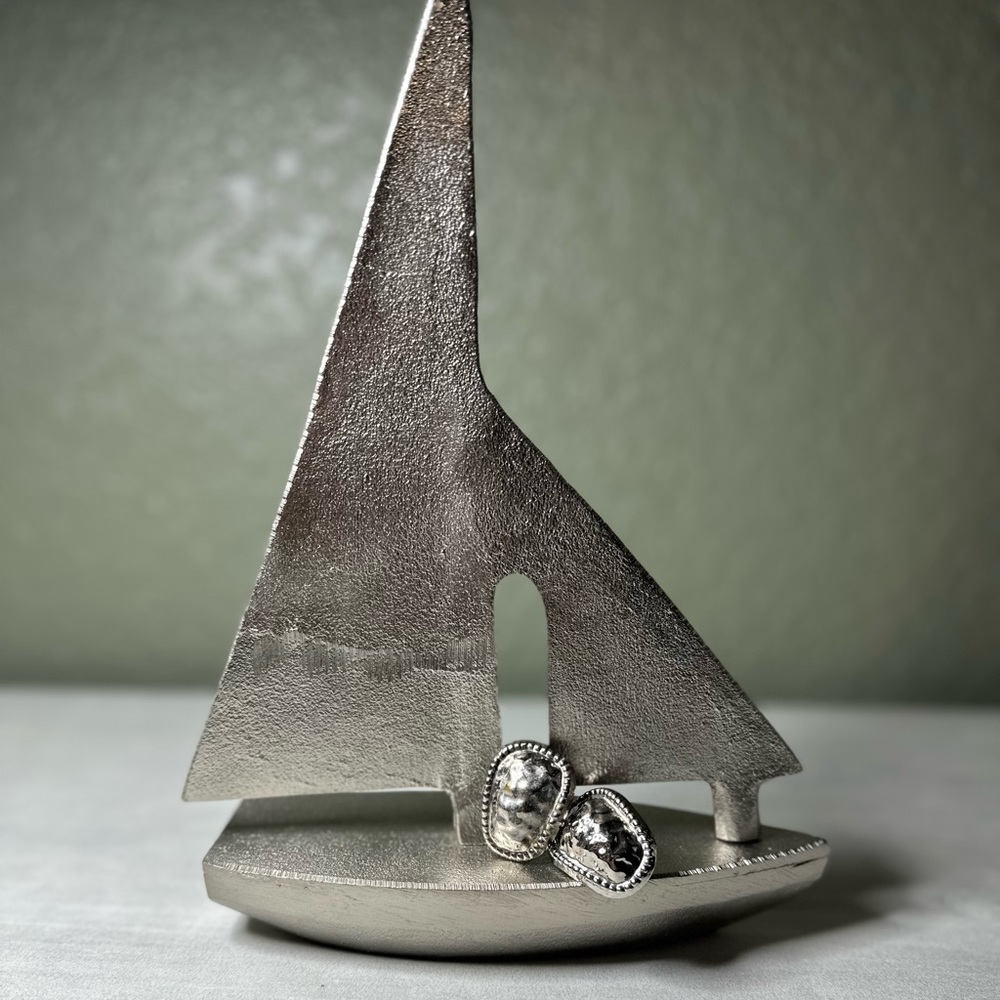 Silver Clip on earrings